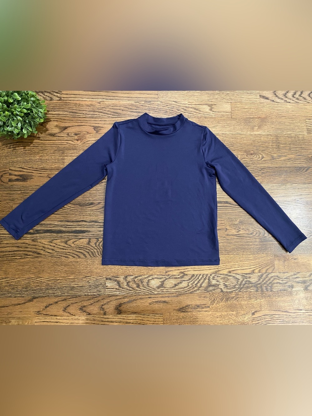 Cat & Jack Navy Rash Guard Sz M (8)
